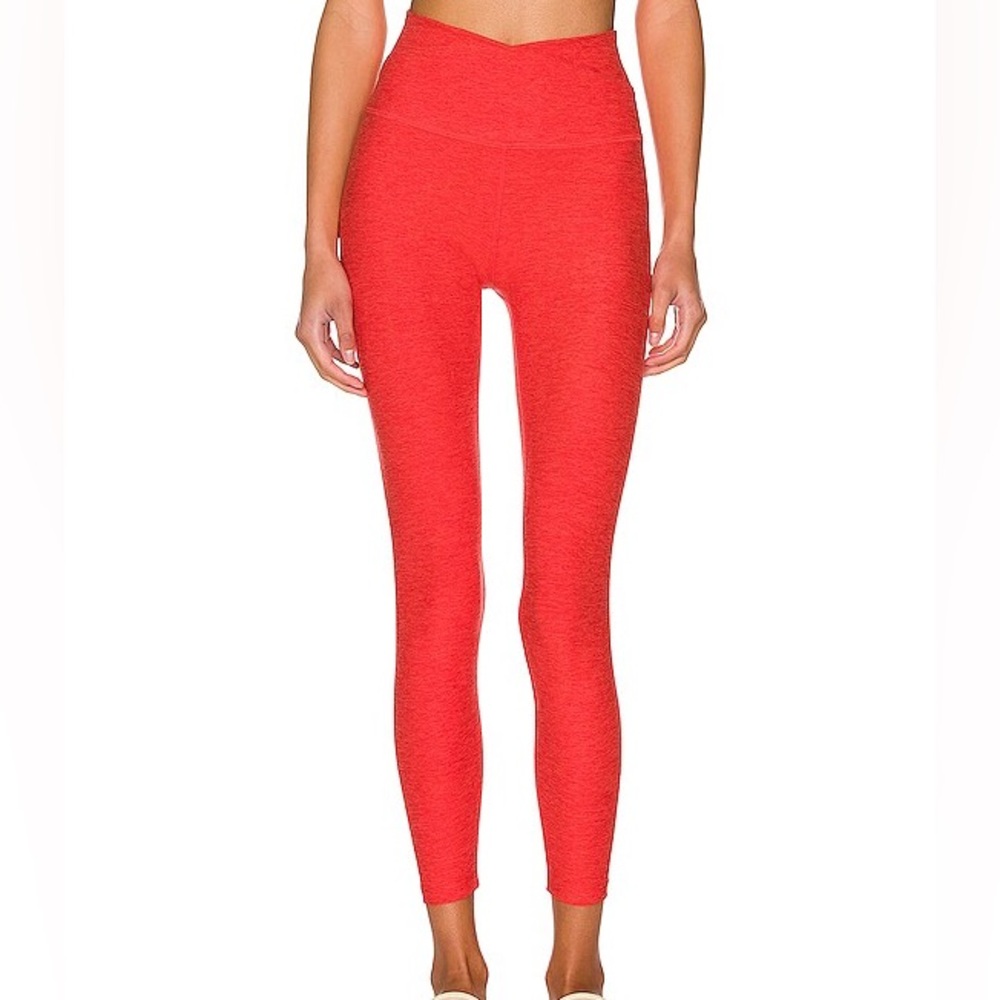 Beyond Yoga At Your Leisure High Waisted Leggings - Redflower